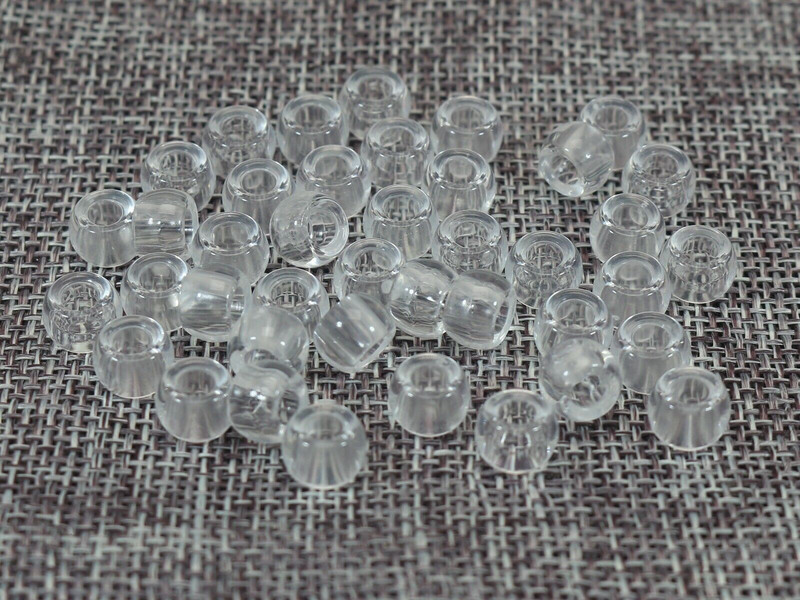 200 de margele acrilice de ponei 9X6mm diferite culori pentru copii Craft brățară Kandi