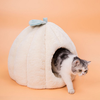 Kisállatágy macskáknak Tartozékok Megvilágított Pour Chat Cave House Kattenmand Cats Termékek Kutyáknak Cama De Gato Cama Para Pet Window Sügér