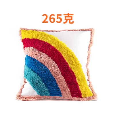 Rainbow Boho színű kanapé párnahuzat 45x45 tufting párnahuzat dekoratív párna kanapéhoz Boho Home Decor párnahuzat