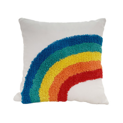 Rainbow Boho színű kanapé párnahuzat 45x45 tufting párnahuzat dekoratív párna kanapéhoz Boho Home Decor párnahuzat