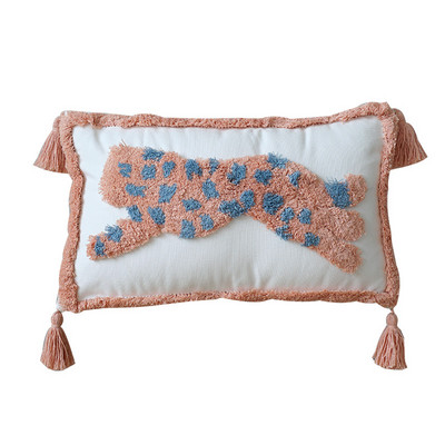 Rainbow Boho színű kanapé párnahuzat 45x45 tufting párnahuzat dekoratív párna kanapéhoz Boho Home Decor párnahuzat