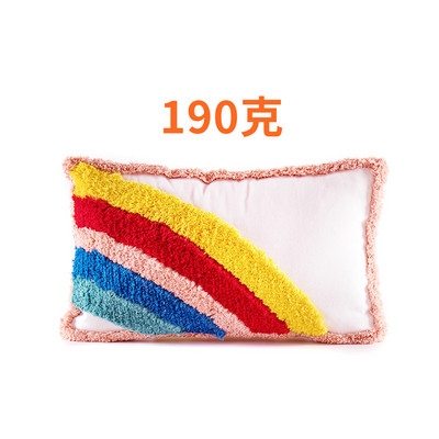 Rainbow Boho színű kanapé párnahuzat 45x45 tufting párnahuzat dekoratív párna kanapéhoz Boho Home Decor párnahuzat