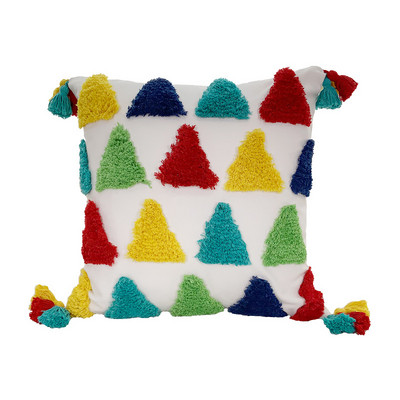 Rainbow Boho színű kanapé párnahuzat 45x45 tufting párnahuzat dekoratív párna kanapéhoz Boho Home Decor párnahuzat