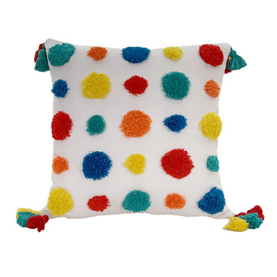 Rainbow Boho színű kanapé párnahuzat 45x45 tufting párnahuzat dekoratív párna kanapéhoz Boho Home Decor párnahuzat