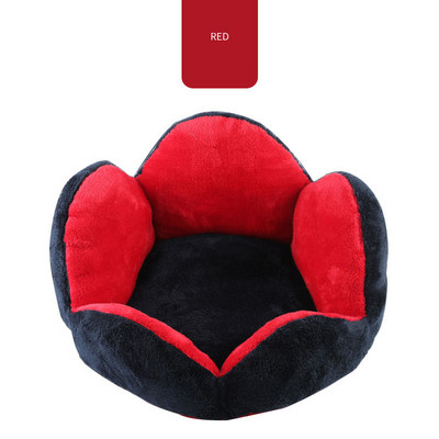 Luxus vastagított kisállatágy Kennel Cat Nest Plus Velvet Winter Warm Four Seasons Universal Pet Nest Barna Rózsaszín Zöld