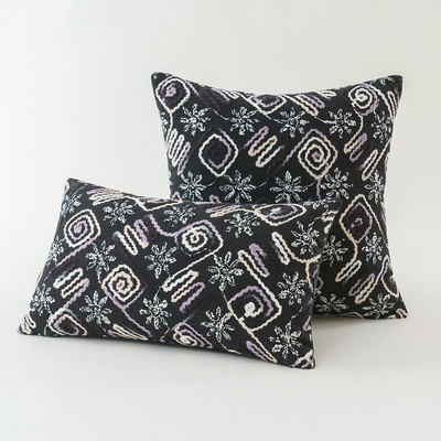 Houndstooth narancssárga jacquard párnahuzat zöld geometrikus lakberendezési párnahuzat 30x50/50x50cm nappali luxus kanapé párnahuzat