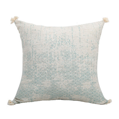Vintage csipke párnahuzat 45x45cm/30x50cm Retro zöld párnahuzat Pamut lenvászon varrással otthoni dekorációhoz Nappali