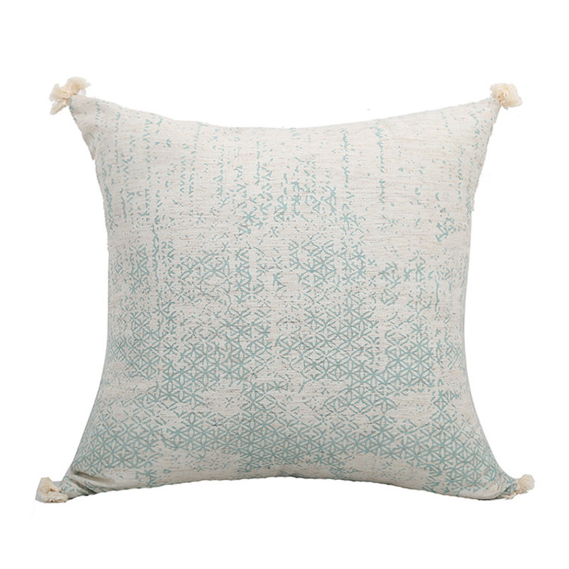 Vintage csipke párnahuzat 45x45cm/30x50cm Retro zöld párnahuzat Pamut lenvászon varrással otthoni dekorációhoz Nappali