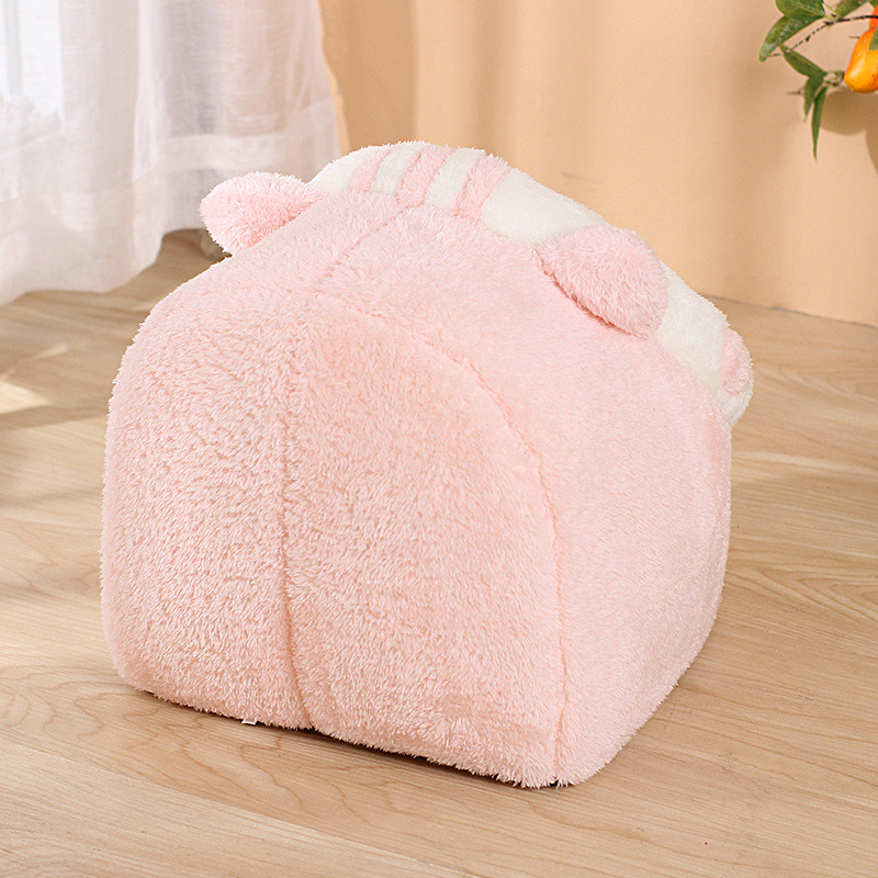 Puha plüss macskaágy bolyhos cica párna kosár hangulatos kisállatház párna meleg kis kutya nyugágy macska barlanghoz kanapé sátorágyak