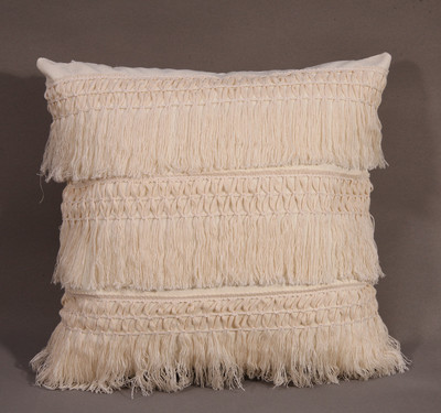 Pušķu spilvena pārvalks 45x45/30x50cm jauns smilškrāsas spilvena pārvalks roku darbs Boho stila kvadrātveida spilvendrāna Dīvāns Gulta Mājas Dekoratīvs