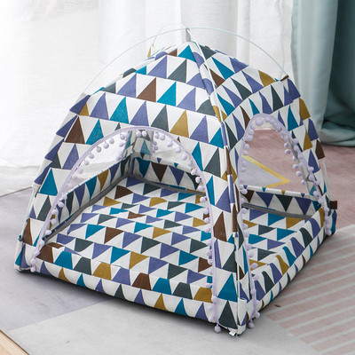 Mājdzīvnieku telts suņu gulta Four Seasons kaķu māja maza suņa rotaļu gulta mājdzīvnieku piederumi vasaras tabernakls āra ceļojumi mājdzīvnieku kaķu ligzda