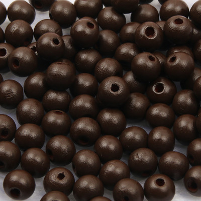 10 mm-es 15 mm-es természetes fából készült gyöngyök többszínű, kör alakú fa távtartó gyöngyök barkácsoláshoz, karkötő ékszer-kiegészítők készítéséhez