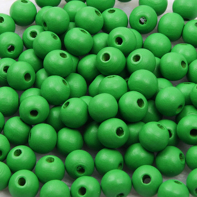 10 mm-es 15 mm-es természetes fából készült gyöngyök többszínű, kör alakú fa távtartó gyöngyök barkácsoláshoz, karkötő ékszer-kiegészítők készítéséhez