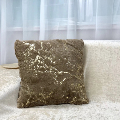 45*45 bronzosító plüss kanapé párnahuzat párnahuzat otthoni dekoráció párnahuzat Nordic Throw párnahuzat nappali dekoráció