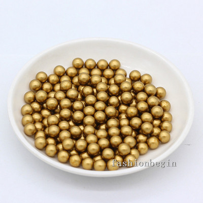 3-8 мм акрилна кръгла перла без дупка Разхлабени талисмани топка мъниста Бижута Занаяти Изработка на розови цветя Декорация на козметична четка