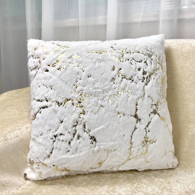45*45 Bronzing Nordic Throw párnahuzat Nappali dekoráció Kanapé párnahuzat Párnahuzat Autós lakberendezési párnahuzat 40791