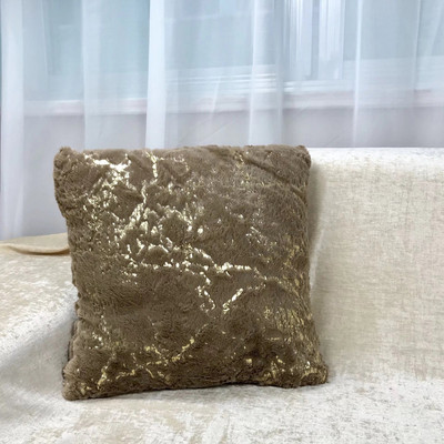 45*45 Bronzing Nordic Throw párnahuzat Nappali dekoráció Kanapé párnahuzat Párnahuzat Autós lakberendezési párnahuzat 40791