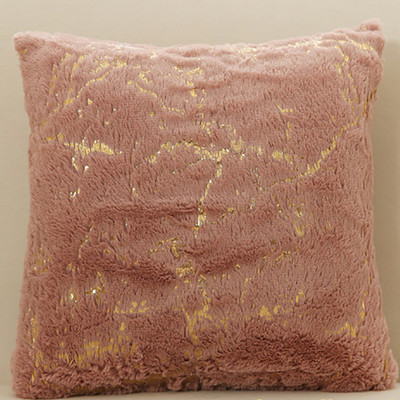 45*45 Bronzing Nordic Throw párnahuzat Nappali dekoráció Kanapé párnahuzat Párnahuzat Autós lakberendezési párnahuzat 40791