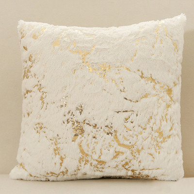 45*45 Bronzing Nordic Throw párnahuzat Nappali dekoráció Kanapé párnahuzat Párnahuzat Autós lakberendezési párnahuzat 40791