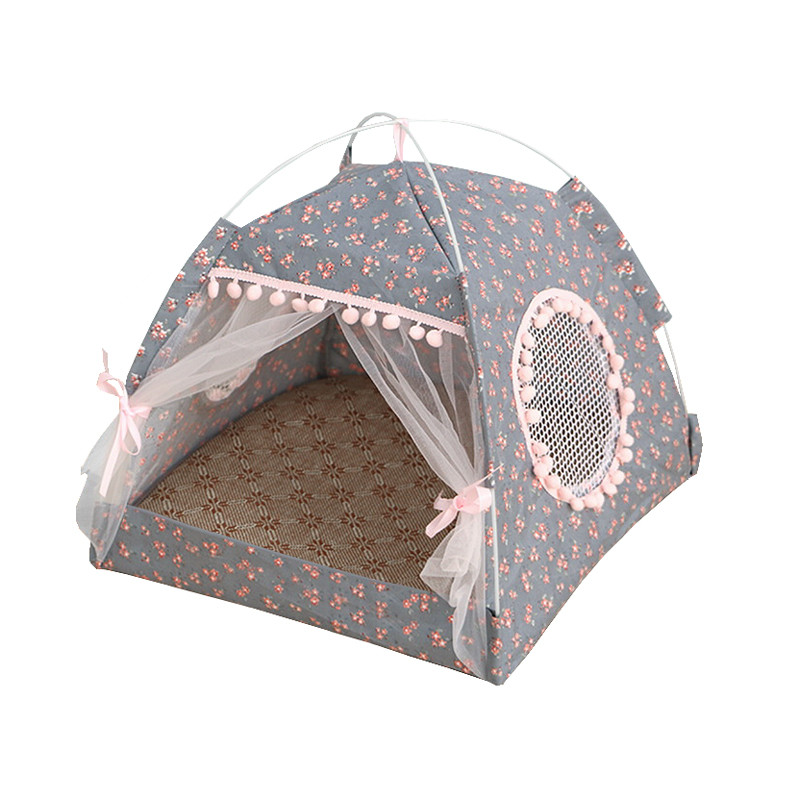 Προϊόντα κατοικίδιων ζώων Κρεβάτι για γάτας The General Teepee Κλειστή άνετη αιώρα με δάπεδα Σκηνή γάτας Pet Small Dog House Αξεσουάρ Προϊόντα