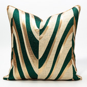 Luxus szatén bársony párnahuzat kanapéhoz szoba szék Kiváló minőségű párnahuzat 30x50 45x45 Otthon Nordic Decor Golden Green
