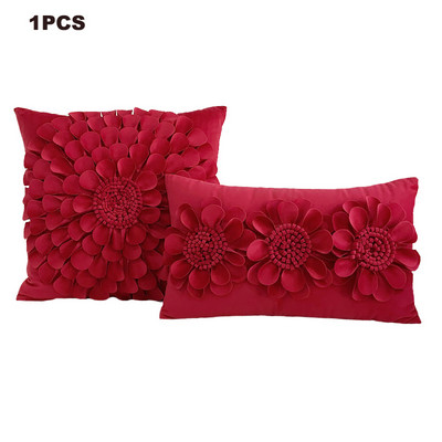 Vienspalvis rankų darbo gėlių pagalvių užvalkalas Modelis namas Eu Rožinė Balta Individualizuotos pagalvėlės Užvalkalas Sofos Atlošo automobilio juosmens pagalvės