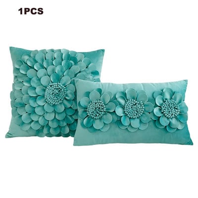 Vienspalvis rankų darbo gėlių pagalvių užvalkalas Modelis namas Eu Rožinė Balta Individualizuotos pagalvėlės Užvalkalas Sofos Atlošo automobilio juosmens pagalvės