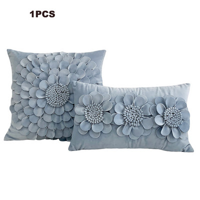 Vienspalvis rankų darbo gėlių pagalvių užvalkalas Modelis namas Eu Rožinė Balta Individualizuotos pagalvėlės Užvalkalas Sofos Atlošo automobilio juosmens pagalvės