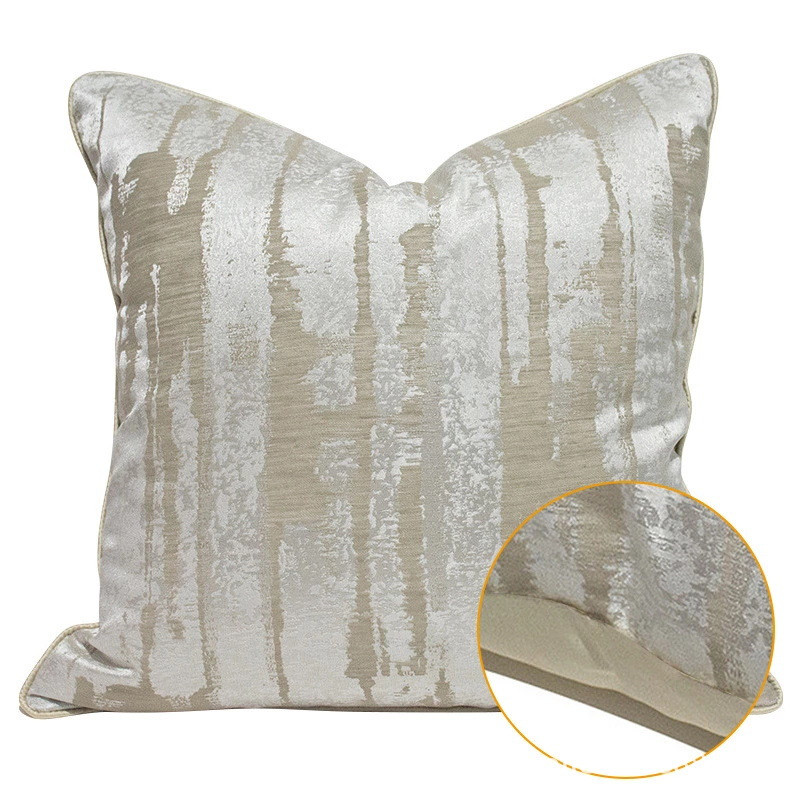 Luksuslik diivanipadja kate Abstraktse disainiga padjapüür elutuppa ja voodisse, beež hall 50x50, 40x60cm