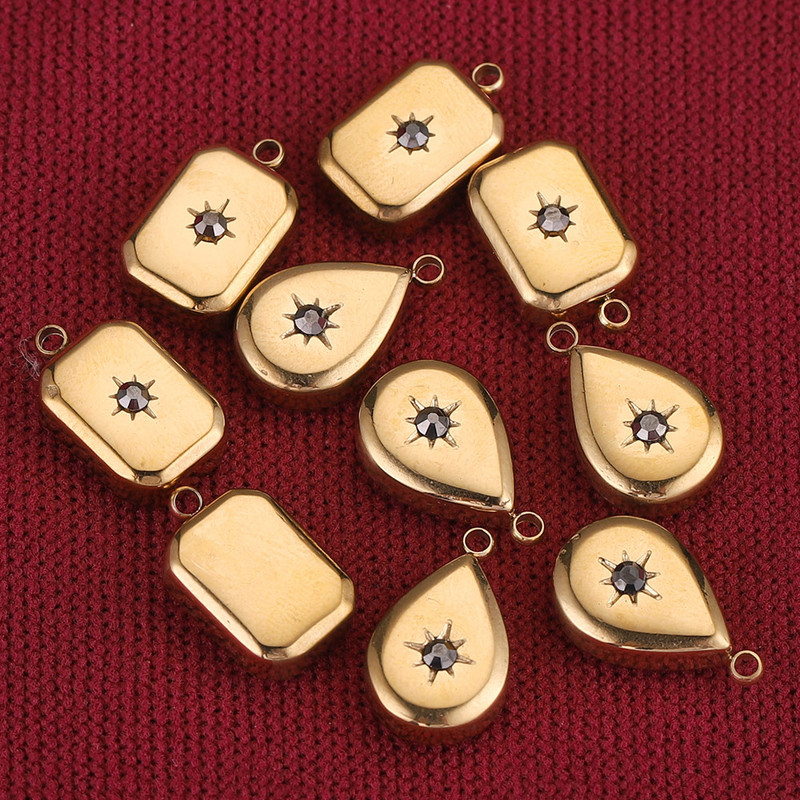 5 бр. Позлатени златни неръждаеми стоманени слънчеви плътни изящни ...