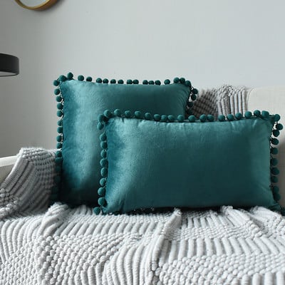 Inyahome Velvet Nordic kanapé párnák Luxus bársony párna nappaliba autódísz 45x45 30x50 sárga kék