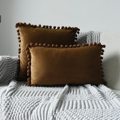 Inyahome Velvet Nordic kanapé párnák Luxus bársony párna nappaliba autódísz 45x45 30x50 sárga kék