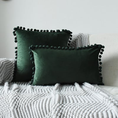 Inyahome Velvet Nordic kanapé párnák Luxus bársony párna nappaliba autódísz 45x45 30x50 sárga kék