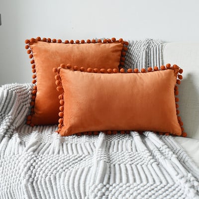 Inyahome Velvet Nordic kanapé párnák Luxus bársony párna nappaliba autódísz 45x45 30x50 sárga kék