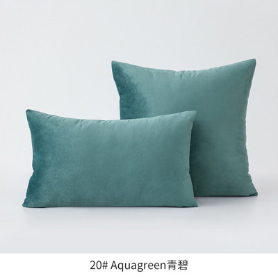 Inyahome Acqua Green Luxus bársony párnahuzat párnahuzat párnahuzat otthoni dekorációs párna párnacipő kanapé kidobó párnák