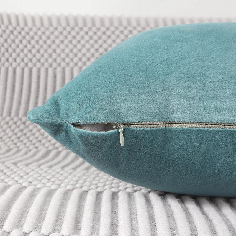Inyahome Acqua Green Luxus bársony párnahuzat párnahuzat párnahuzat otthoni dekorációs párna párnacipő kanapé kidobó párnák