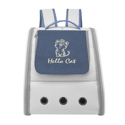 Rucsac pentru pisici, geantă de transport de călătorie în aer liber, respirabilă, accesorii portabile pentru animale de companie Rucsac de capacitate mare, centură antiruptură pentru câini
