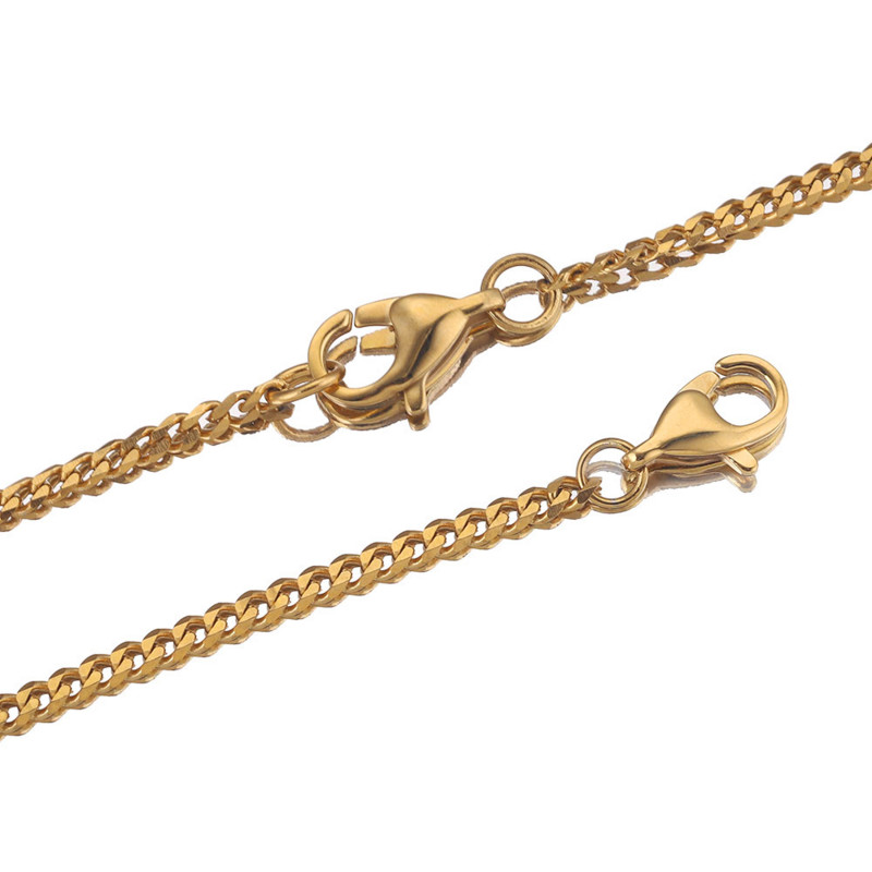 10 vnt. nerūdijančio plieno aukštos kokybės poliravimo padengtas 18K aukso omarų užsegimas kabliukų jungtis, skirta „pasidaryk pats“ papuošalų reikmenims