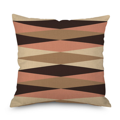 2022 Husă de perne din in cu imprimeu cu geometrie etnică nouă, husă de perne decorative, multicoloră, de modă Boho, perne decorative pentru canapea, 2022