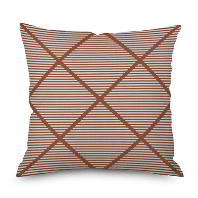 2022 Husă de perne din in cu imprimeu cu geometrie etnică nouă, husă de perne decorative, multicoloră, de modă Boho, perne decorative pentru canapea, 2022