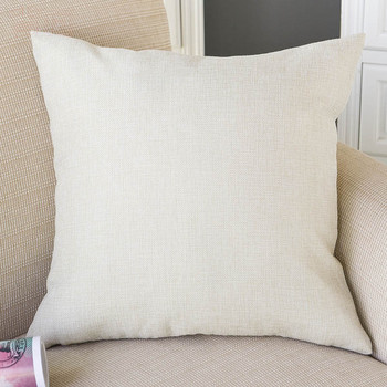Празна термотрансферна възглавница за седалка за диван, възглавница, едноцветна калъфка за възглавница, памучно бельо, възглавница за домашен декор