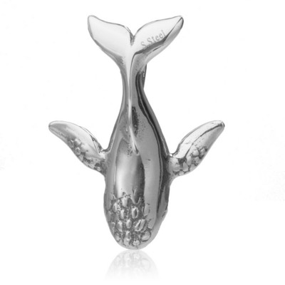3D Charms 316L rozsdamentes acél bálna antik medál ékszerkészítéshez karkötő barkácsolás vízálló nyaklánc kiegészítők