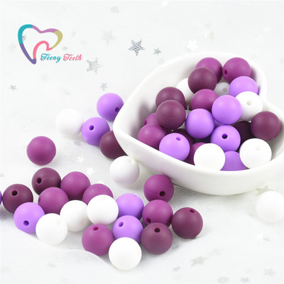 40 ΤΕΜ. 12mm Μάρμαρο Λευκό Ροζ Τρίφιμο Στρογγυλές Χάντρες σιλικόνης Πιπίλα DIY Αλυσίδα οδοντοφυΐας Μωρό μενταγιόν σιλικόνης Perle χωρίς BPA