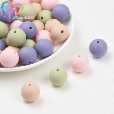 40 ΤΕΜ. 12mm Μάρμαρο Λευκό Ροζ Τρίφιμο Στρογγυλές Χάντρες σιλικόνης Πιπίλα DIY Αλυσίδα οδοντοφυΐας Μωρό μενταγιόν σιλικόνης Perle χωρίς BPA