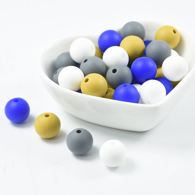 40 ΤΕΜ. 12mm Μάρμαρο Λευκό Ροζ Τρίφιμο Στρογγυλές Χάντρες σιλικόνης Πιπίλα DIY Αλυσίδα οδοντοφυΐας Μωρό μενταγιόν σιλικόνης Perle χωρίς BPA