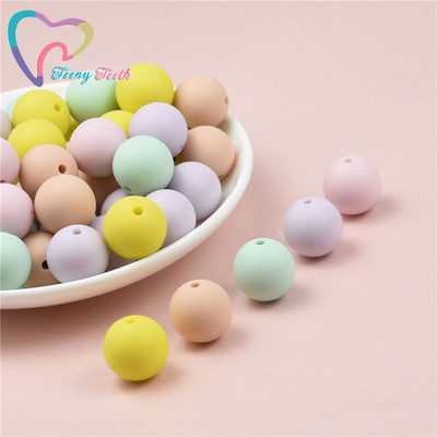 40 ΤΕΜ. 12mm Μάρμαρο Λευκό Ροζ Τρίφιμο Στρογγυλές Χάντρες σιλικόνης Πιπίλα DIY Αλυσίδα οδοντοφυΐας Μωρό μενταγιόν σιλικόνης Perle χωρίς BPA