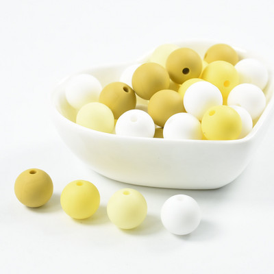 40 ΤΕΜ. 12mm Μάρμαρο Λευκό Ροζ Τρίφιμο Στρογγυλές Χάντρες σιλικόνης Πιπίλα DIY Αλυσίδα οδοντοφυΐας Μωρό μενταγιόν σιλικόνης Perle χωρίς BPA