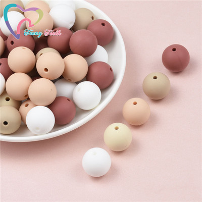 40 ΤΕΜ. 12mm Μάρμαρο Λευκό Ροζ Τρίφιμο Στρογγυλές Χάντρες σιλικόνης Πιπίλα DIY Αλυσίδα οδοντοφυΐας Μωρό μενταγιόν σιλικόνης Perle χωρίς BPA