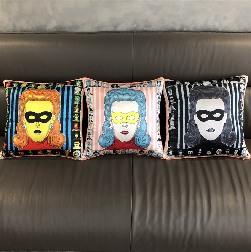 Επώνυμη σχεδίαση χαρακτήρες κινουμένων σχεδίων Καναπές Μεταξωτό Μαξιλάρι Μόδα Μαξιλαροθήκη Καρέκλα Αυτοκινήτου Κάλυμμα μαξιλαριού οσφυϊκού μαξιλαριού Μαξιλάρι πλάτης Νέο