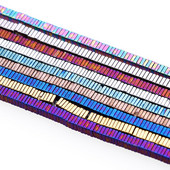 Hematite Square Spacer Loose Beads Ηλεκτροεπιμεταλλευμένες Τετράγωνες Χάντρες Αιματίτη DIY Κοσμήματα Κατασκευής Βραχιόλι Αξεσουάρ κολιέ 4x4x1mm